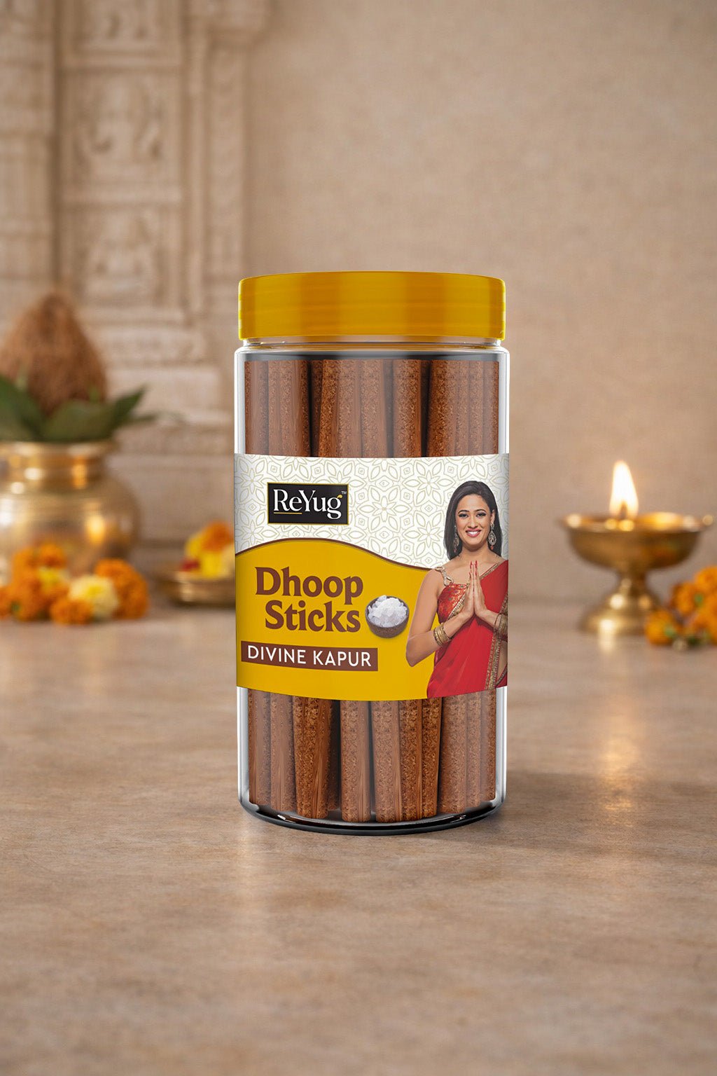DIVINE KAPUR - REYUG DHOOP STICKS JAR - Reyug