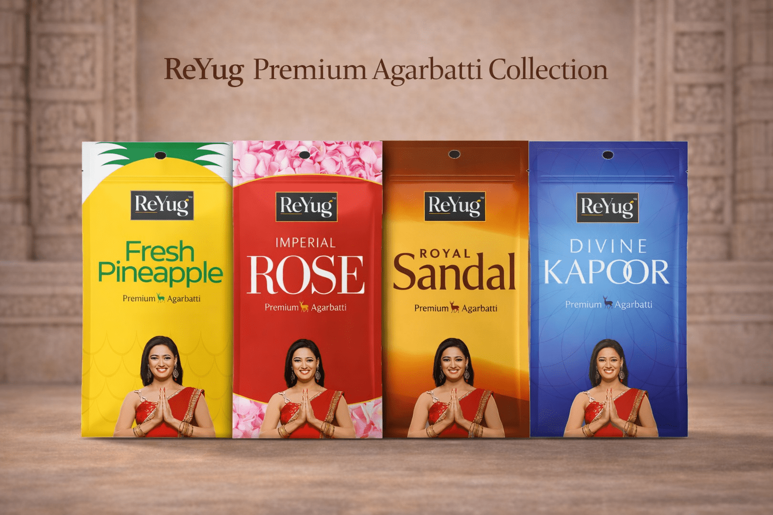 Fresh Pineapple Premium Agarbatti - Reyug