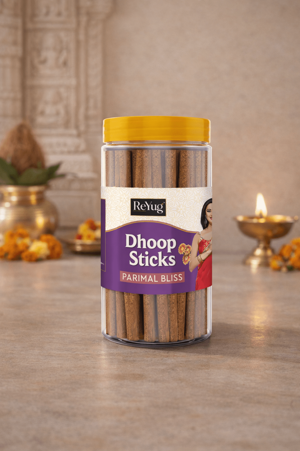PARIMAL BLISS - REYUG DHOOP STICK JAR - Reyug
