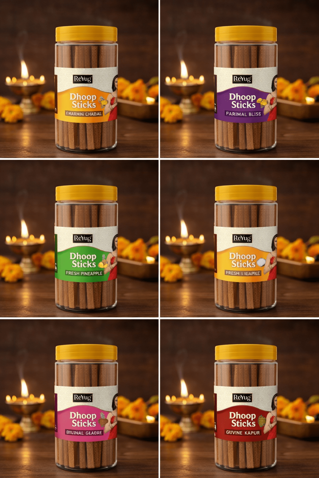 PARIMAL BLISS - REYUG DHOOP STICK JAR - Reyug
