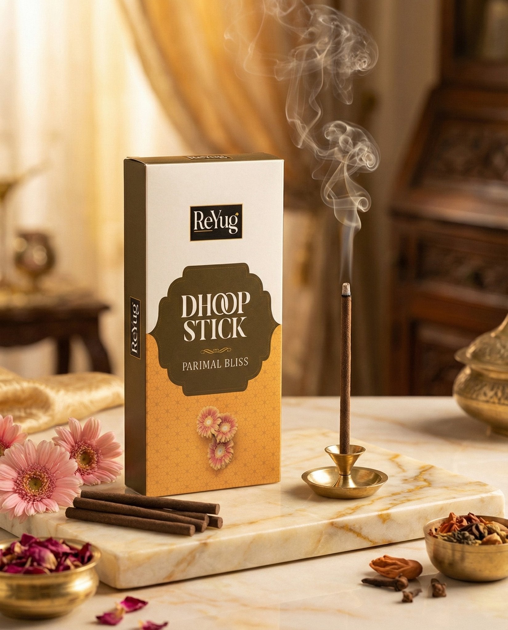 PARIMAL BLISS - REYUG DHOOP STICK (PACK OF 4) - Reyug