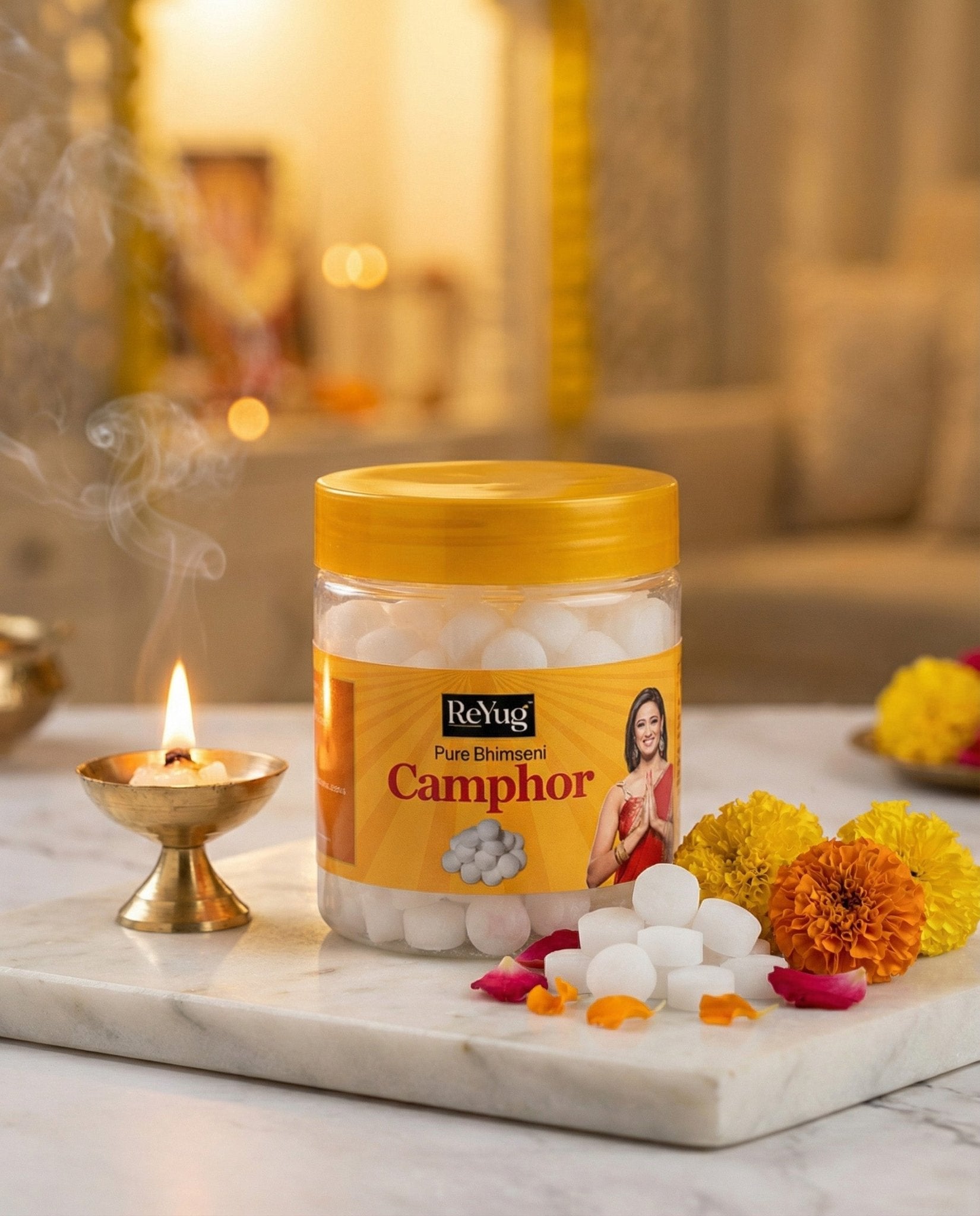 Reyug Pure Bhimseni Camphor - Reyug